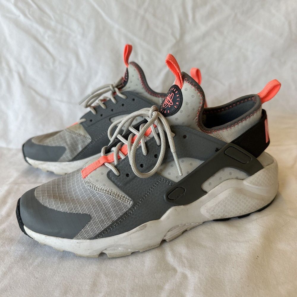 Nike Air Huarache Sneakers 6.5Y Ultra Low Gray 847568-005‎